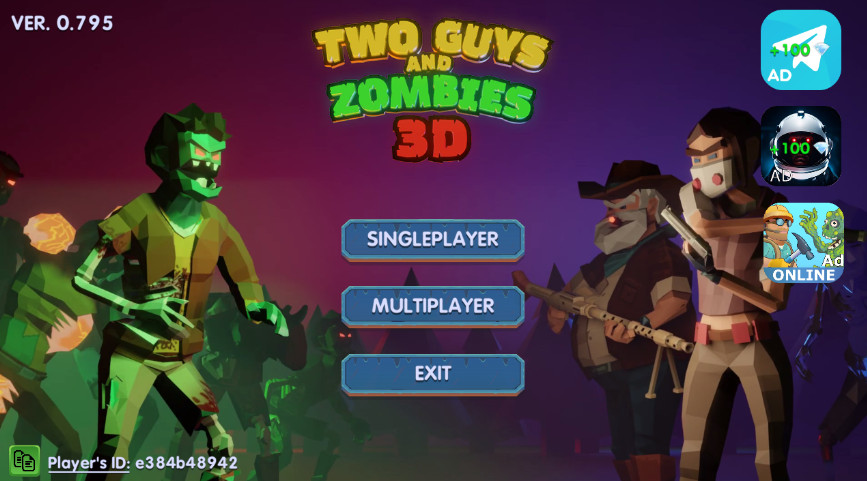 二人大战僵尸two guys and zombies 3d安卓版截图0