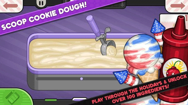 老爹饼干圣代店汉化版截图1