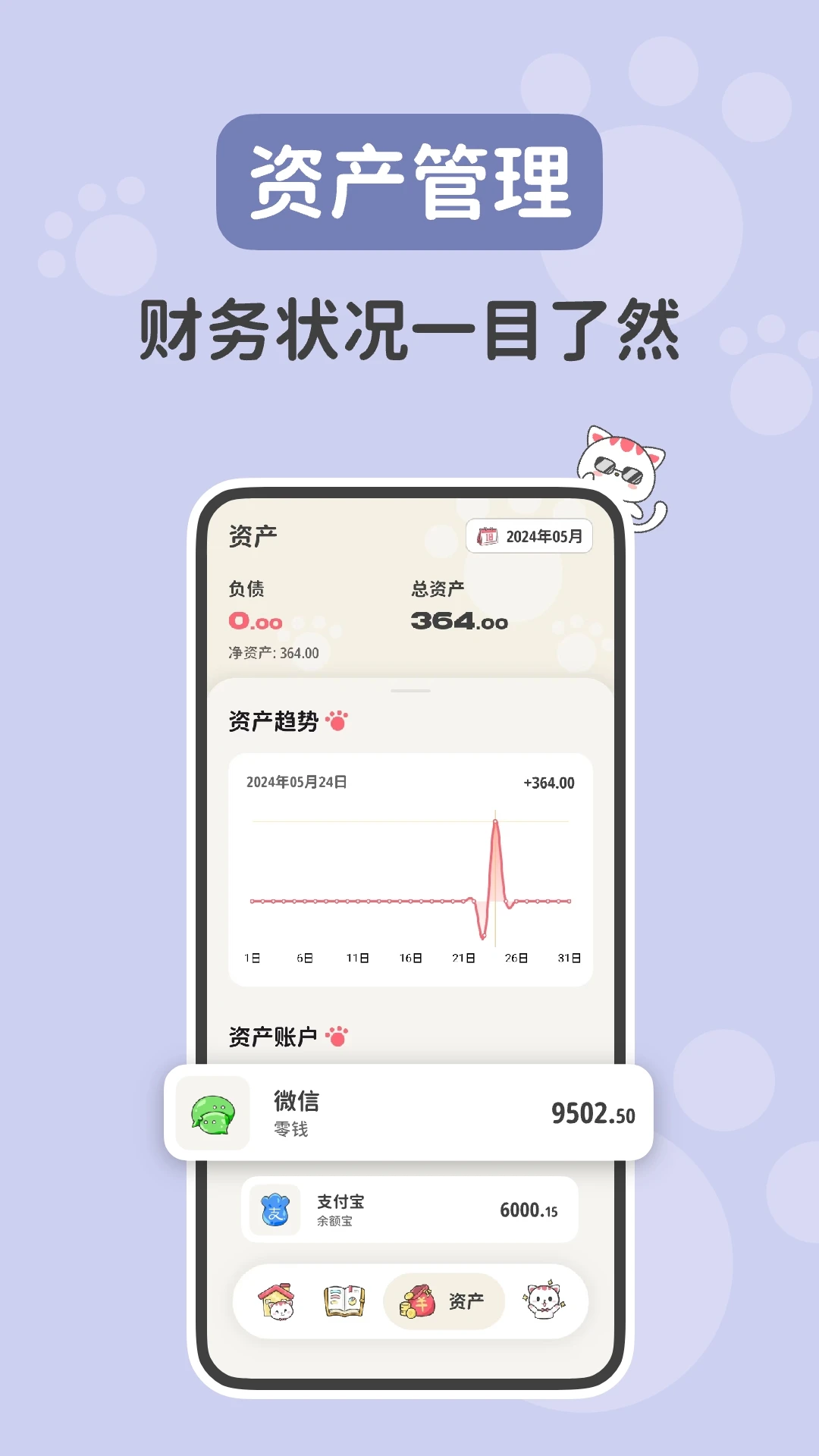 喵钱记账app自动记账截图2