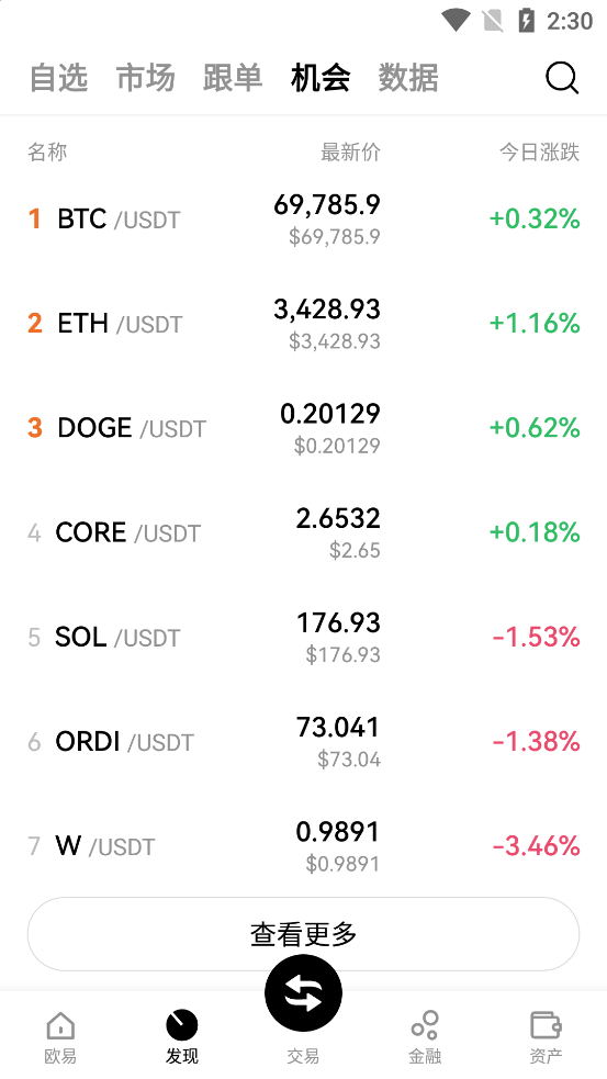 odin币交易所app官方版截图1