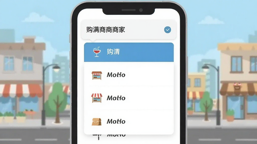 һ��AI���ɵĲ廭������չʾ�������̼ҵĵ����л����棬��Ļ������ʾ��ǰ�������ƺ�������ͷ������󵯳������б����б����ж������ѡ��ɹ�ѡ�񣬽��沼�ּ������������ִ���ƽ�����ʸɾ��޶���Ԫ��