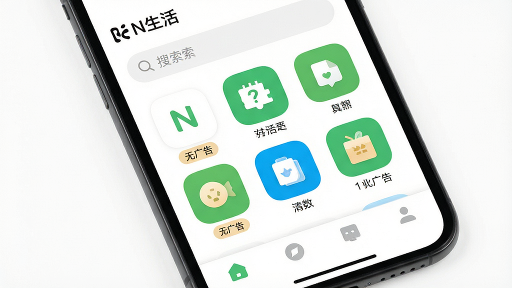 N���� APP������д���ֻ���Ļ��ʾ��N����ļ����ҳ�����������������в��ǹ���ͼ�����񣬵ײ��ǵ��������������ף�ͼ�����Բ����ƣ���ע���޹�桱��ǩ����ƽ����Ʒ�񣬻���ɾ����࣬���ʸ��壬�޶���װ��