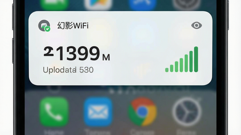 һ��չʾ��Ӱwifi�������⹦�ܵ���ͼ���������ֻ���Ļ��������֪ͨ����֪ͨ������һ��������������������ʾ��ʵʱ�ϴ������ٶȺ��źŸ񡣲���Ϊ�ֻ������ͼ���֪ͨ���·���ģ�������汳�����Ű�������������Ŀ�����Ϊ��ƽ��UI��ƣ�ϸ�ڸɾ��������������޶���Ԫ�ء�