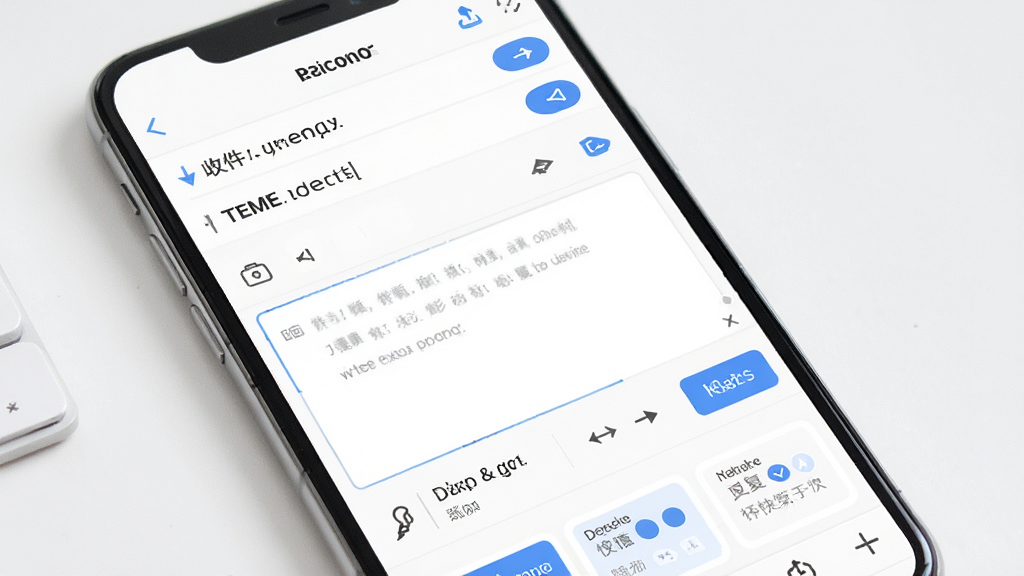 �ʼ���ʦ����׫д�ʼ����棬�ֻ���Ļ��ʾ�ʼ��༭ҳ�棬�������ռ��˺����������м��������������򣬵ײ���ǩ�����Ϳ�ݻظ�ģ��ѡ������԰�ɫΪ������ťΪ��ɫ�����ֺ���������࣬ϸ�ھ��£����ʸ��壬����ɾ�������Ԫ��