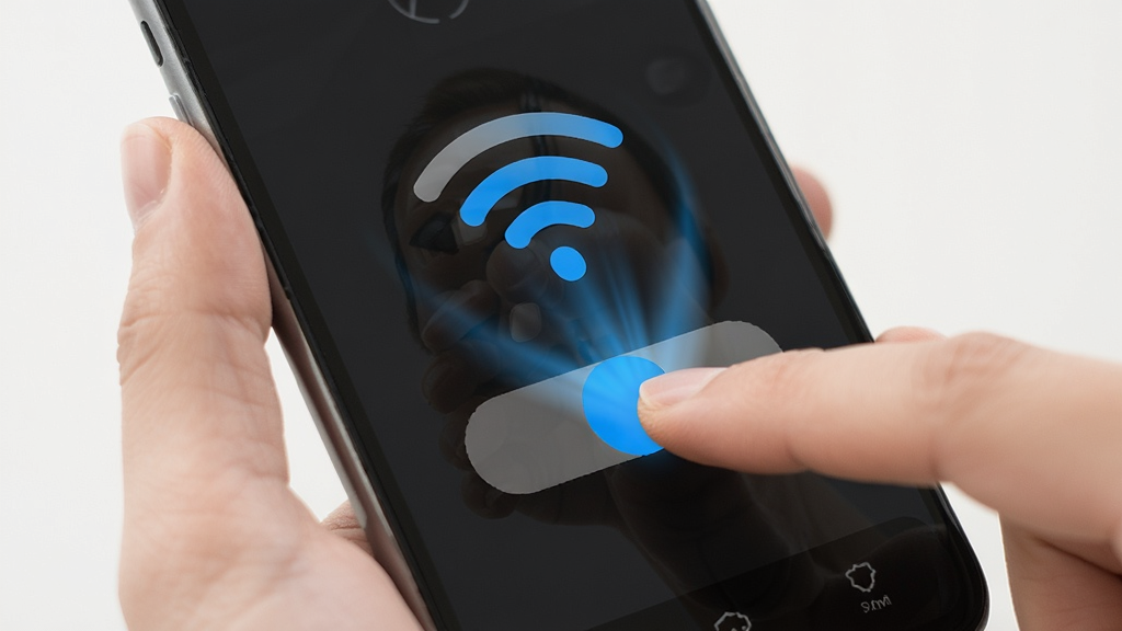 �������Կ������һ�����ӹ���չʾ����ָ����ֻ���Ļ�ϵ����Ӱ�ť��WiFi�ź�ͼ��ӻ�ɫ��Ϊ��ɫ����ʾ���ӳɹ������������죬ͻ������˲��Ķ�Ч