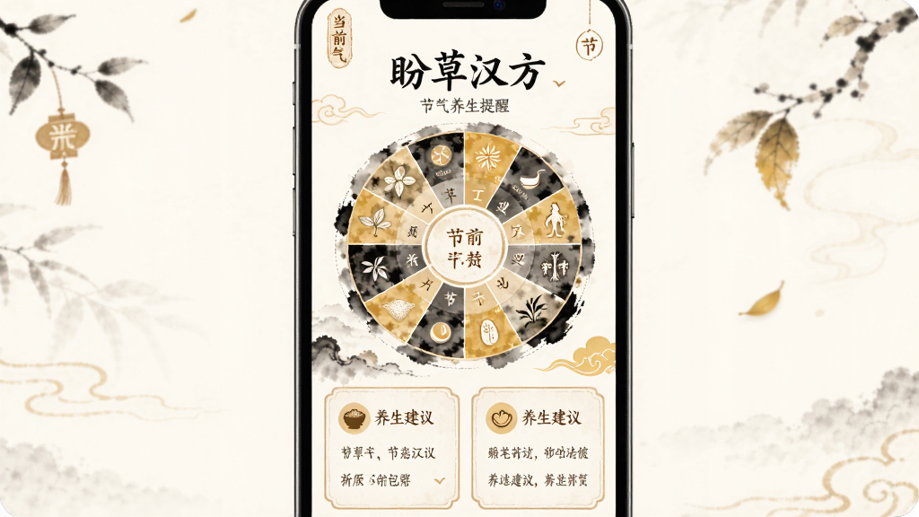 �βݺ��� ������������ҳ�棬����Ϊ�ֻ���Ļ��ʾ��ʮ�Ľ���Բ��ͼ��������Ϊ������ǰ�������ơ��м�Բ�ν����̡��·��������鿨Ƭ���Ű���жԳƣ����Ϊ����廭��ϸ�ڰ���ˮī��ȾЧ����ů��ɫ��������Сͼ�꣬���ʸɾ��޶���Ԫ�ء�