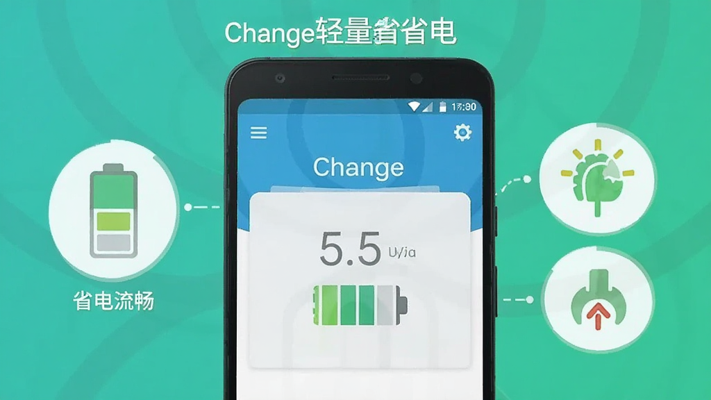 һ��չʾChange���ֻ����������е�ʾ��ͼ������Ϊһ����׿�ֻ���ʾChangeӦ��ռ�ô洢�ռ�С�Ľ��棬�Ա��е�غ�����ͼ���ʾʡ�����������Ϊ��ƽ����Ϣͼ��ɫ�����£����ʸɾ���ͼƬ������Ϊ��Change����ʡ�硱