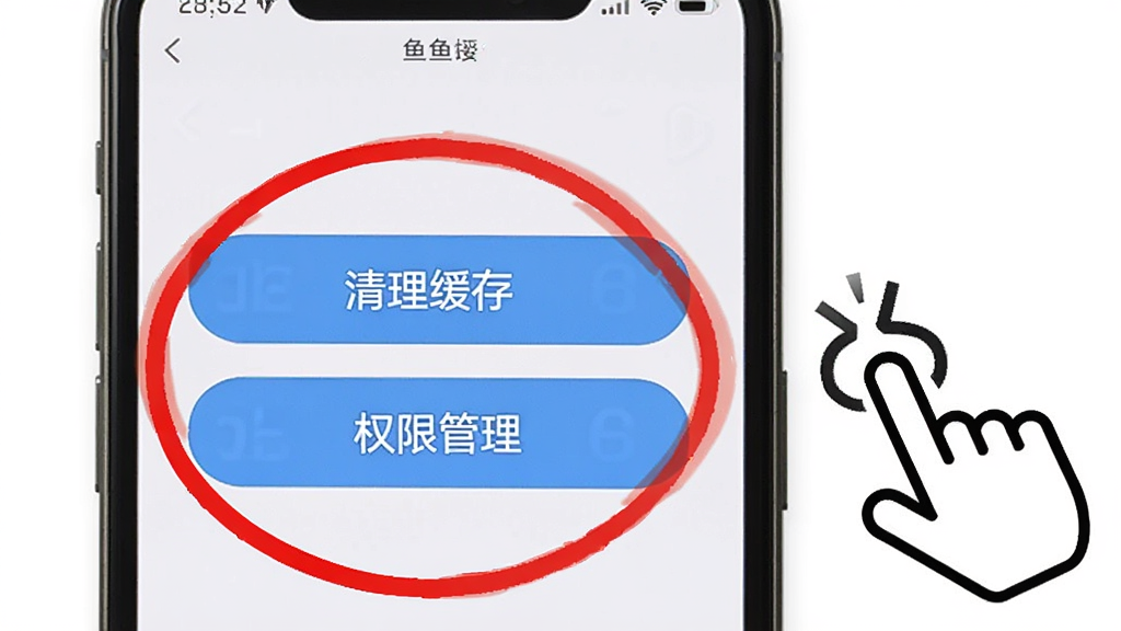 �������ֻ�Ӧ�����ý������ָ��ͼ������չʾһ���ֻ���Ļ��������ʾ