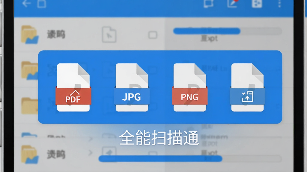 �ֻ�����չʾ�ļ�����ѡ�����PDF��JPG��PNG�ȸ�ʽͼ�꣬�·���