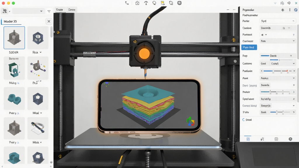 Flash Studio 3D��ӡ��Ƭ���������棬������һ̨���ڹ�����3D��ӡ�����������ֻ���Ļ����Ļ����ʾ��ģ����ƬԤ���Ĳ�ɫ���ƣ����ֲ������ҷ����������ģ�Ϳ��б����Ҳ�����Ƭ������壬�Ű�ɾ����䣬����ǿƼ��б�ƽ����ƣ�ϸ���ϴ�ӡ����ͷ�г�ɫ��㣬�ֻ���Ļ��Ե��΢�⣬���������������ɾ��޶���Ԫ��