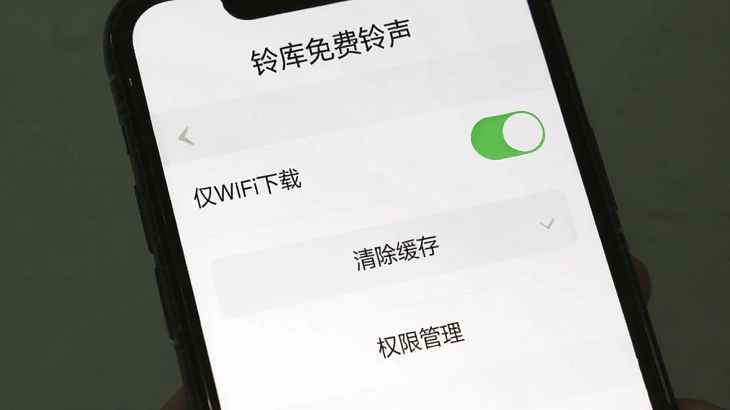 һ���ֻ���Ļ��ͼ����ͼƬ������չʾ��������������APP������ҳ�棬��������WiFi���ء����ء���������桱��ť����Ȩ�޹�������ڣ�����Ϊ��ɫ������࣬���ʸɾ��޶���Ԫ�ء�