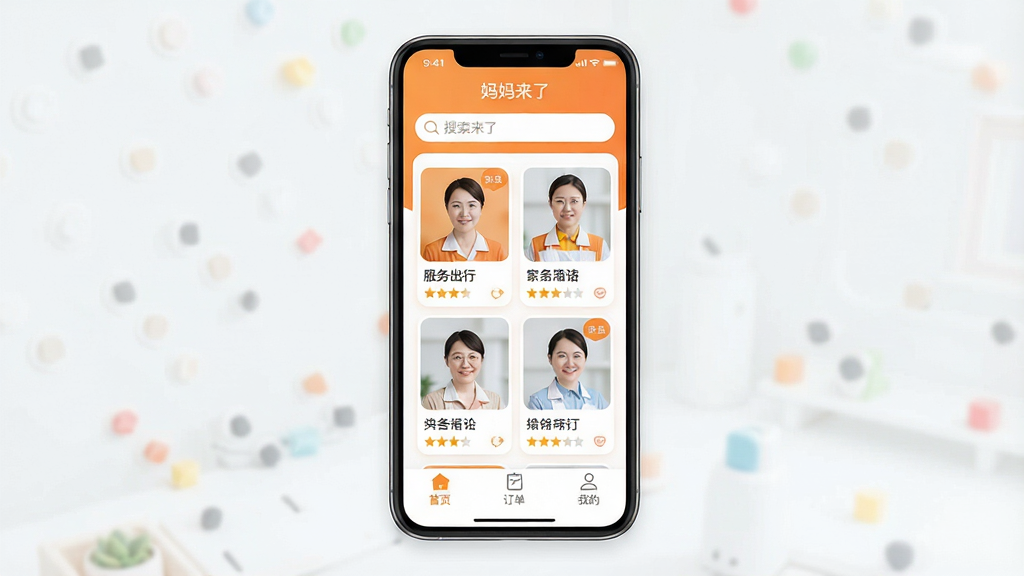 һ�Ÿɾ��������ֻ�Ӧ�ý���չʾͼ�����������ǡ��������ˡ�APP����ҳ���������������м�չʾ�Ŷ�λ����������Ա��ͷ��Ƭ�����ֱ�ǩ���ײ��С���ҳ�����������������ҵġ�����������ť��������ɫ����ů�ĳ�ɫ�Ͱ�ɫΪ�������ּ�࣬����ִ���ƽ�������������ɾ����޶���Ԫ��