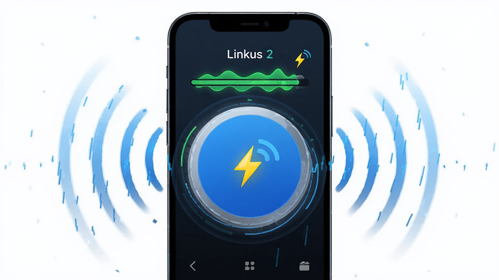Linkus2�������ӹ���չʾͼ������Ϊ�ֻ���Ļ��ʾ���ӽ�����˲�������Ķ�Ч���棬����Ϊ�����ť�����Χ�źŲ�����ɢЧ�����Ű������������Ƽ���ʮ�㣬ϸ�ڰ����ٶ��ߺ�С����ͼ�꣬���������������ɾ�������Ԫ��
