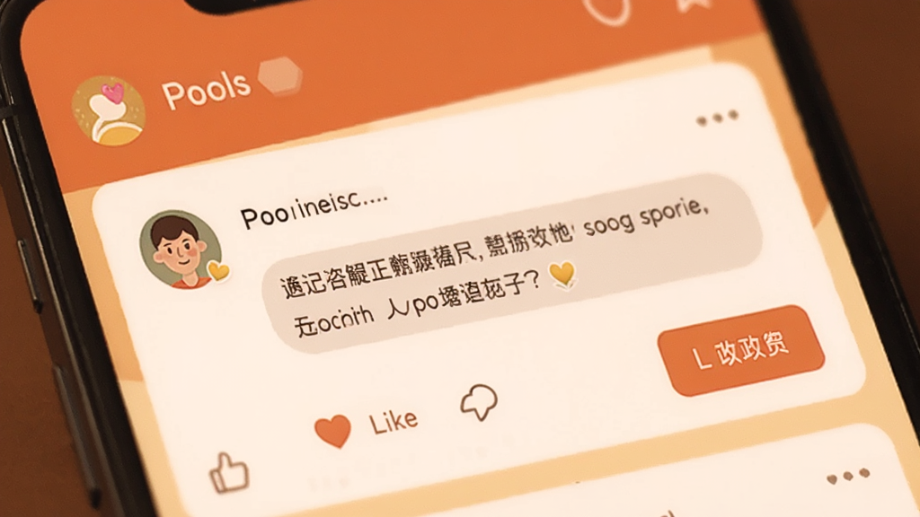 一个手机界面展示