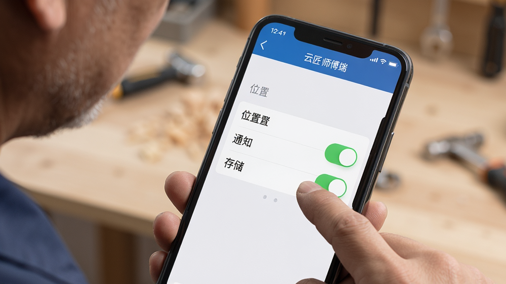 �ֻ���Ļչʾ���ƽ� ʦ���ˡ�Ȩ�����ý��棬��λ�á�֪ͨ���洢�ȿ���ѡ�һλʦ����������ָ�������֪ͨȨ�ޣ��������������дʵ�����ʸɾ��޶���Ԫ��