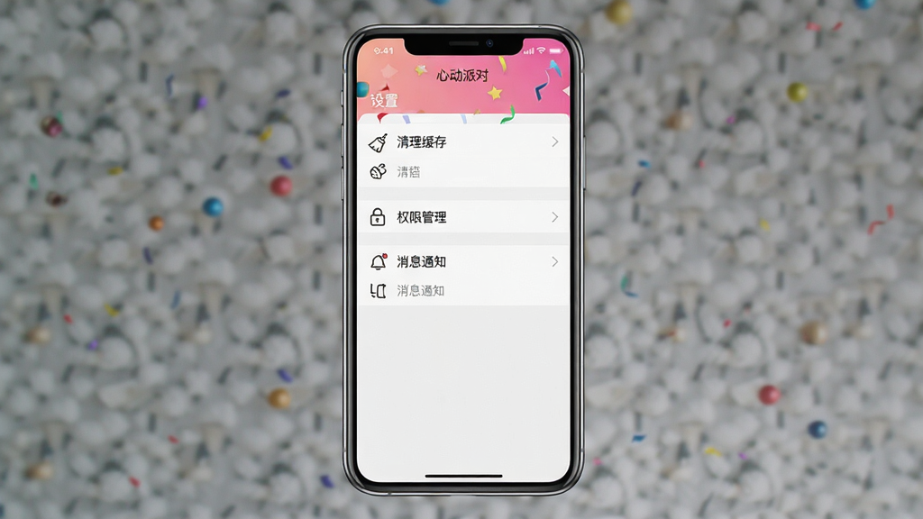 һ��չʾ���Ķ��ɶԡ�App���ý�����ֻ���ͼ���ͼ���������ֻ���Ļ��ʾ���ò˵��б����������������桱��Ȩ�޹���������Ϣ֪ͨ����ѡ������������Ű�Ϊ�����б���������ִ���ϸ����ͼ��Ϊ������ƣ����ʸɾ����޶���Ԫ�ء�