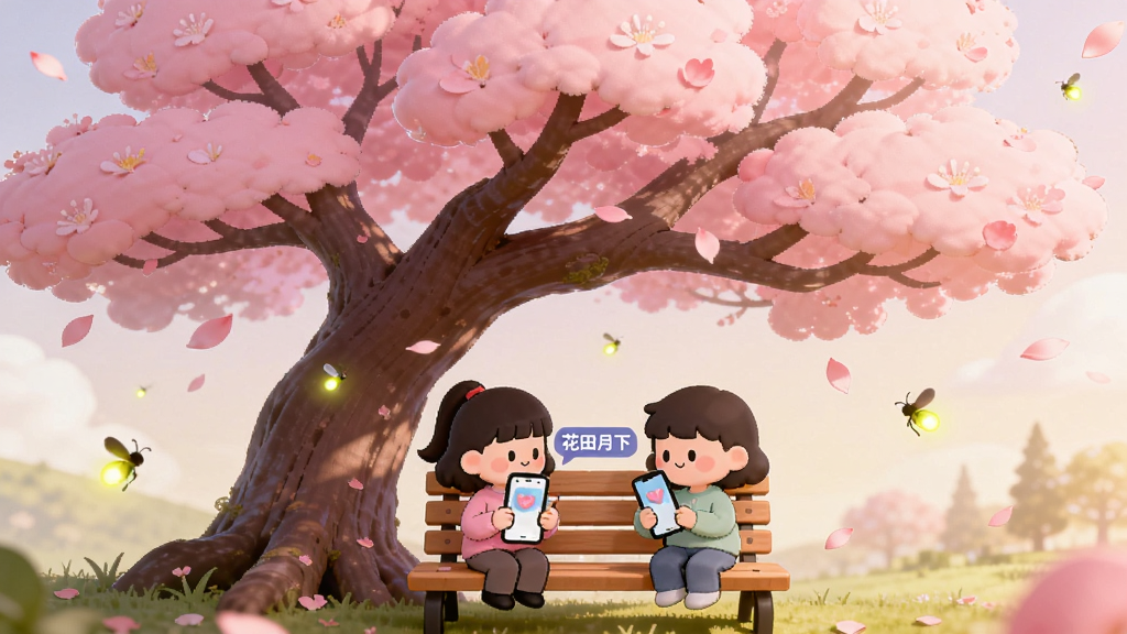 һ�Ų廭���ͼƬ����������һ�þ޴�ķ�ɫ���������·���һ��ľ�ʳ��Σ�����������������ͨ�����������ֻ����죬�ֻ���Ļ����ʾ�š��������¡���Logo����ΧƮ���Ż����ө��棬�����ܰ����������ϸ�壬�޶���Ԫ��