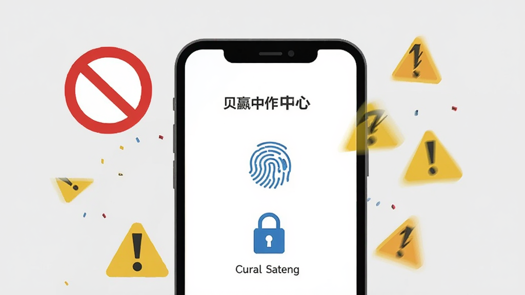 ��Ӯ���� �ֻ�������ȫ��ʾͼ��������һ���ֻ���Ļ��ʾ�Ű�ȫ����ҳ�棬������ָ��ʶ��ͼ��ͼ�����ͼ�꣬�ֻ���ΧƯ���Ž�ֹ���ź;����־��������ǳ��ɫ������ƽ�������ʸɾ��޶���Ԫ��