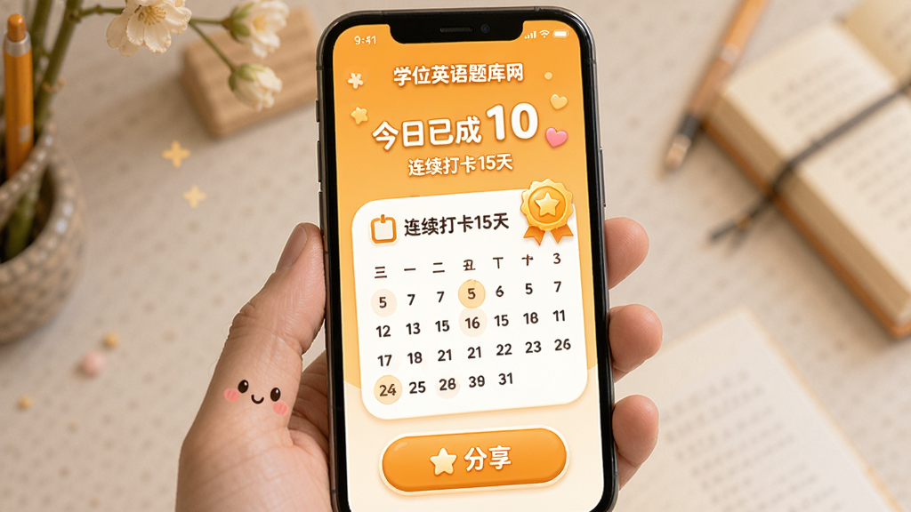 ѧλӢ�������ÿ��һ���򿨽��棬�ֻ���Ļ��ʾ���������10���⣬������15�죬�д������ͳɾͻ��£��ײ��з�����ť������Ϊ��ů�ĳȻ�ɫ����ͼ��Բ��ɰ�������������������ɻ��ã����ʸ��壬�޶���Ԫ��