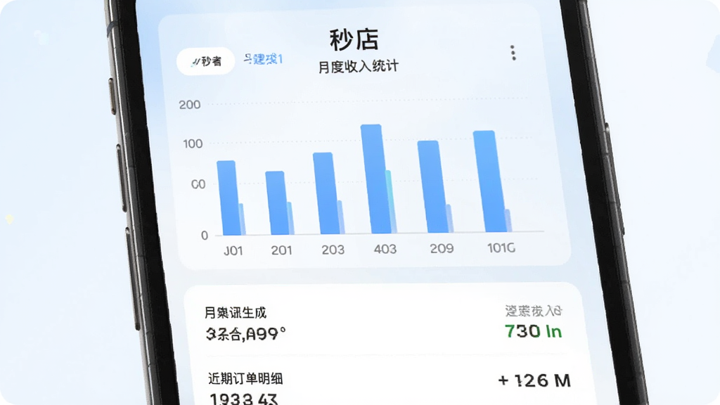 һ�������ƶ����տ�ͳ�ƽ��棬��Ļ������ʾ