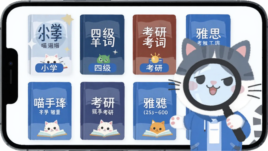 ���������ʶ�ʿ��л����棬�ֻ���Ļ��չʾ���������������У�����Сѧ���ļ������С���˼�ȱ�ǩ��è�伪�����������ŷŴ󾵣���ƽ����ƣ�������ɫ�����ʸɾ�