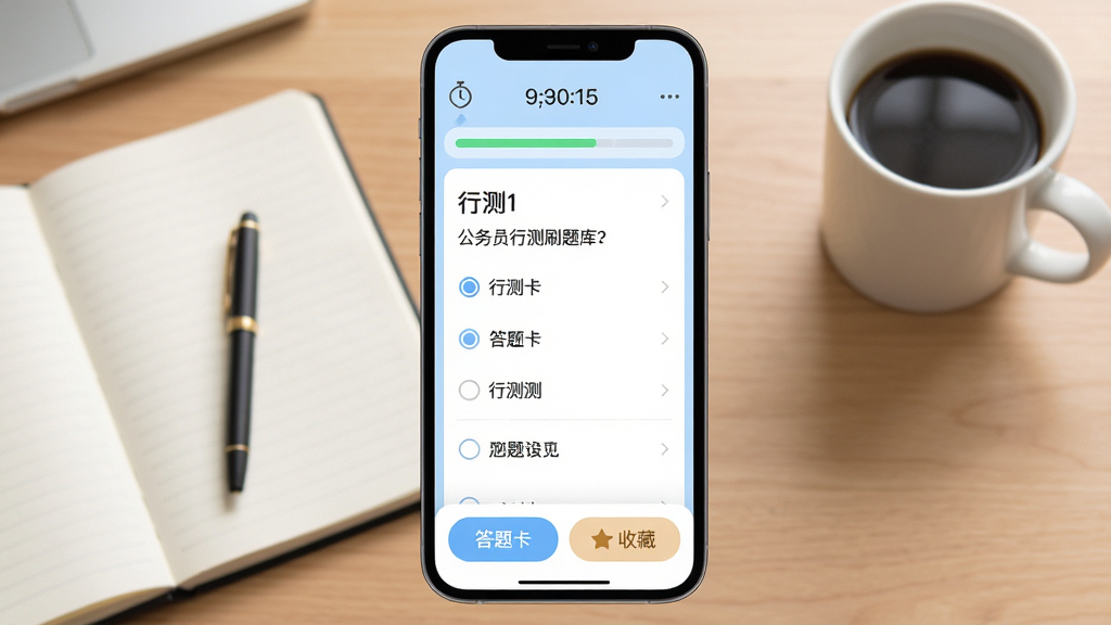 ����Ա�в�ˢ���App������չʾ���ֻ���Ļ������ʾ�в���Ŀ���ĸ�ѡ������м�ʱ���ͽ��������ײ�Ϊ���⿨���ղذ�ť������Ϊ����ɫѧϰ��Χ�������Ϸ��űʼǱ��Ϳ��ȱ������������ɾ�����ƽ��UI��Ʒ����������������ϸ���޶���Ԫ��
