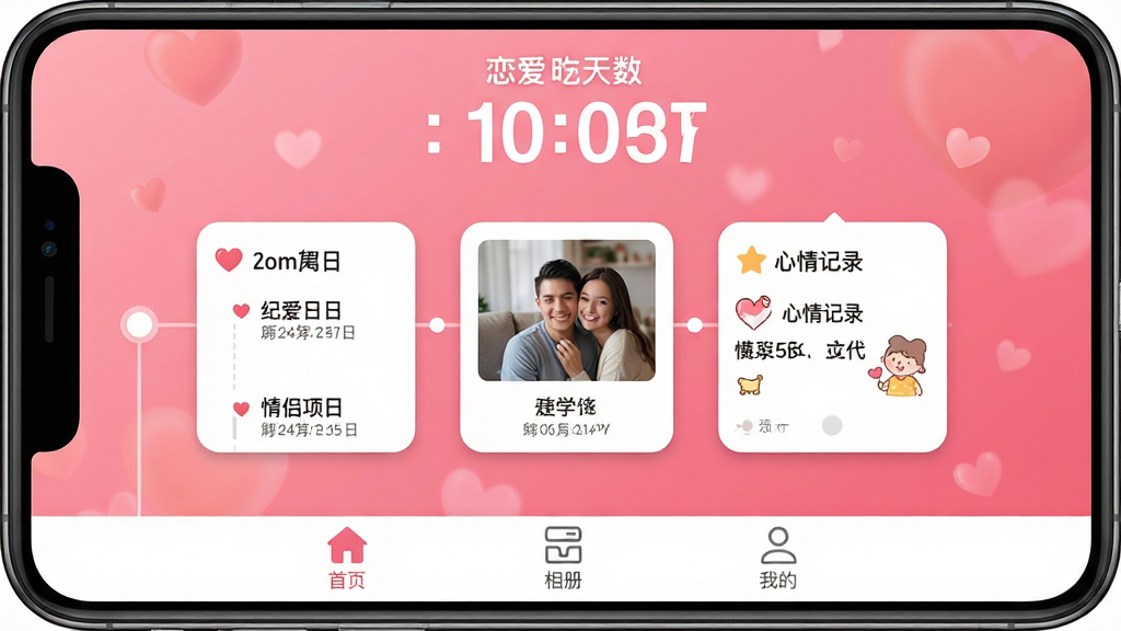 �����ռ� ���¼�¼App �������ͼ չʾ��ɫ���䱳�� ������ʾ�������������� �м�Ϊʱ���ῨƬʽ���� �����ż����ա���Ƭ�������¼ �ײ�������Ϊ��ҳ����ᡢ�ҵ�����ѡ� ��������ܰ���� �������� ���ʸɾ� �޶���Ԫ��