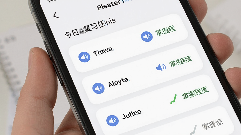���ʱ����ʸ�ϰ���棬�ֻ���Ļ��ʾ���ո�ϰ�����б���ÿ�������Ա��з���ͼ������ճ̶ȱ�ǣ�����Ϊ��ɫ��Ƭʽ���֣�����ִ���ƽ��ϸ��Բ�󣬻��ʸɾ��޶���Ԫ��