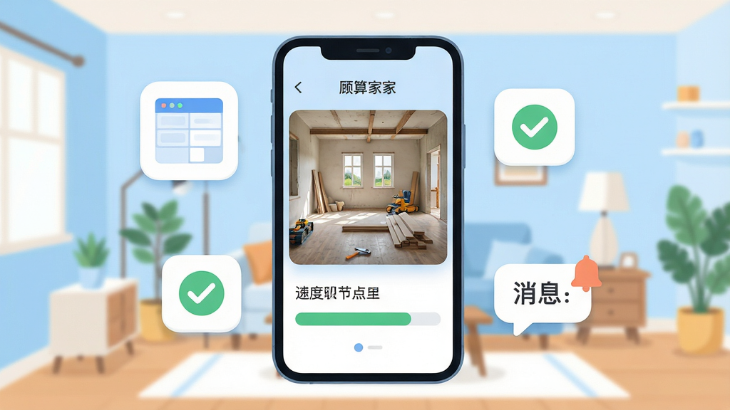 �˺ü�APP�ֻ�����չʾ�������������ֻ���Ļ����Ļ����ʾװ�޹���ʵʱ����ͽ���������Ļ��ΧƯ����Ԥ�����ͼ�ꡢʩ���ڵ��ͼ�����Ϣ�������ݣ���������ܰ�ļҾ�װ�޳�����ǳ��ɫ���ɫ��ɫ������ƽ����Ʒ�񣬲���������ϸ��Բ�󣬻��ʸɾ����޶���Ԫ��