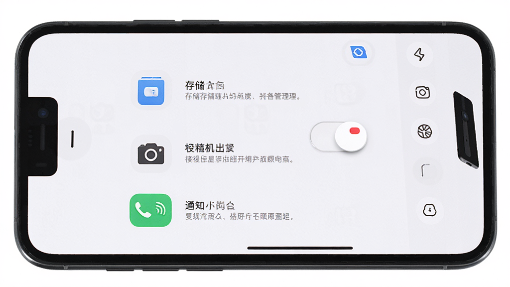 �˺ü�APP�������ý��棬�ֻ���Ļ��ʾȨ�޹���ҳ�棬�д洢�������֪ͨ����Ȩ�޿��أ��Ա�������˵��������Ϊǳɫ��ͼ���࣬���������������ʸɾ����޶���Ԫ��