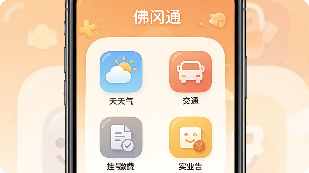 һ�ŷ��ͨAPP�������ҳ���ͼƬ���ֻ���Ļ����ʾ�����ͨ���������ͼ�꣬������������ͨ���Һš��ɷѵȣ�������ůɫ����ͼ�����Բ���Ѻã����岼�����������ʸɾ��޶���Ԫ��
