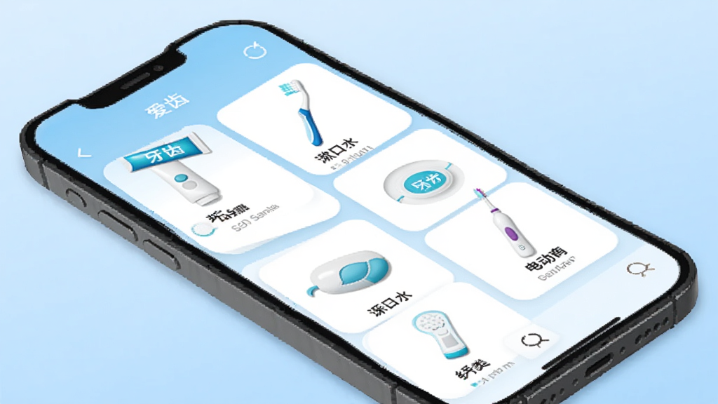 �����̳�APP��Ʒ����ҳ�棬�ֻ���Ļչʾ�����Ʒ���࿨Ƭ���������ࡢ��ˢ������ˮ�����ߡ��綯��ˢ�ȣ�ÿ���������м��ͼ������ֱ�ǩ������Ϊǳ��ɫ���䣬��������ִ������ʸɾ�������Ԫ��