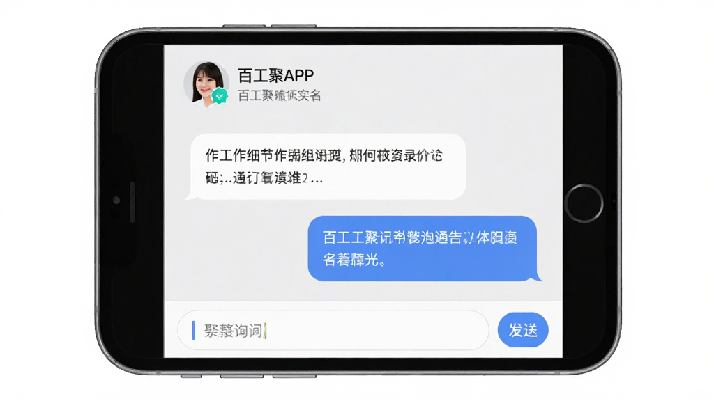 �ٹ���APP���칵ͨ���棬�ֻ���Ļ��ʾ�Ի����ݣ�һ����ѯ�ʹ���ϸ�ڣ���һ���ڻظ������涥���жԷ��ǳƺ�ʵ����֤��ʶ���ײ��������ͷ��Ͱ�ť������Ϊǳ��ɫ����������������ʸɾ��޶���Ԫ��