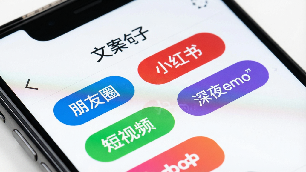 һ���ֻ���Ļ����д����Ļ���ǡ��İ����ӡ�APP�ķ���ҳ�棬���Կ���������Ȧ������С���顱��������Ƶ��������ҹemo���Ȳ�ɫ��ǩ�������У������Ǹɾ��İ�ɫ������ִ��������������޶���Ԫ��