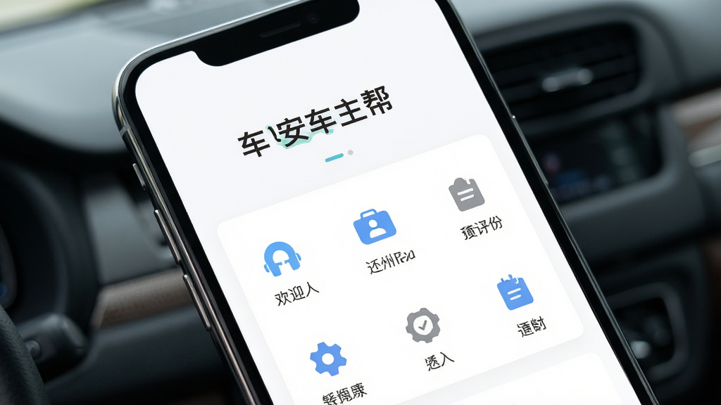 ����������Ӧ�������棬����չʾ�ֻ���Ļ�ɾ������ҳ�棬�����Ϸ��ǻ�ӭ��м��ǹ���ͼ�꣬�Ű����׳��㣬��񼫼����£�ϸ�����κι���������������޶���Ԫ��