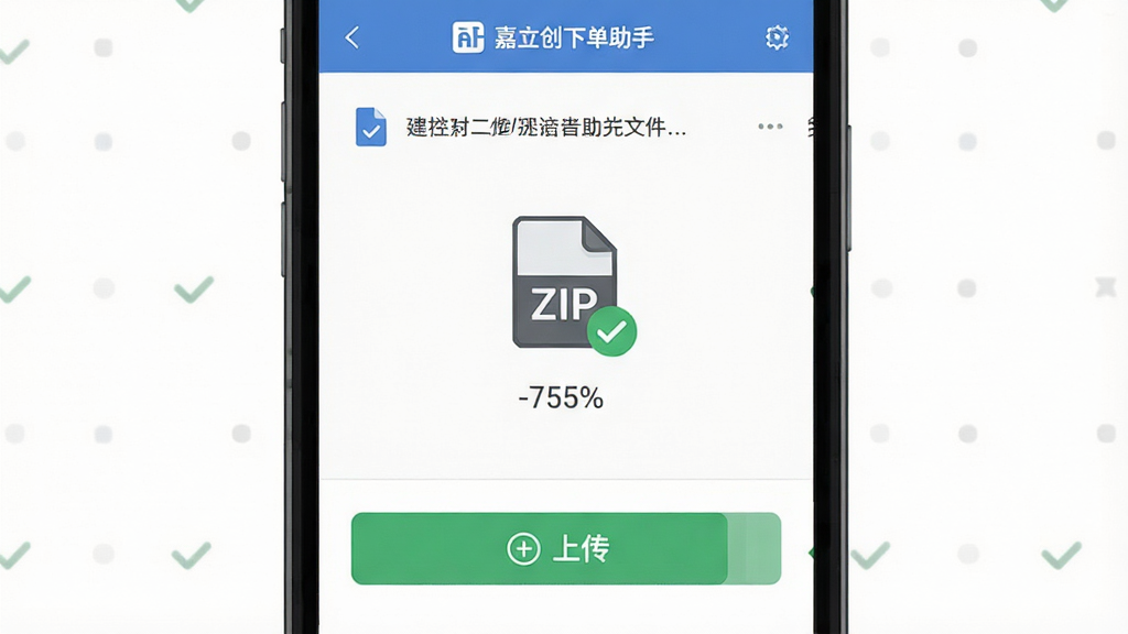 һ��չʾ�������µ�����APP�ϴ�Gerber�ļ����������ͼƬ���������ֻ���Ļ����ʾ�ļ�ѡ�������ϴ������������ִ��ϵ����������ļ�·����ZIPѹ����ͼ�ꡢ�ϴ���ť���Ű������ˣ�����Ǳ�ƽ�����߷磬ϸ��������ɫ�Թ��Ͱٷֱ����֣����ʸɾ��޶���Ԫ�أ������д������֡��������µ����֡�