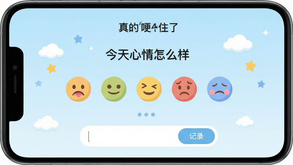 һ���ֻ���Ļչʾ���棬���������ǡ������ס�ˡ�APP�������棬��������͵ĵ���ɫ���䣬�����Ϸ�д�š�����������ô���������֣��м������Բ�εı���ͼ�������ͬ�������·���һ�����������͡���¼����ť����Χɢ���ż���СС���ƶ������װ�Σ�������������������ƽ����ƣ����ʸɾ��������޶���Ԫ��