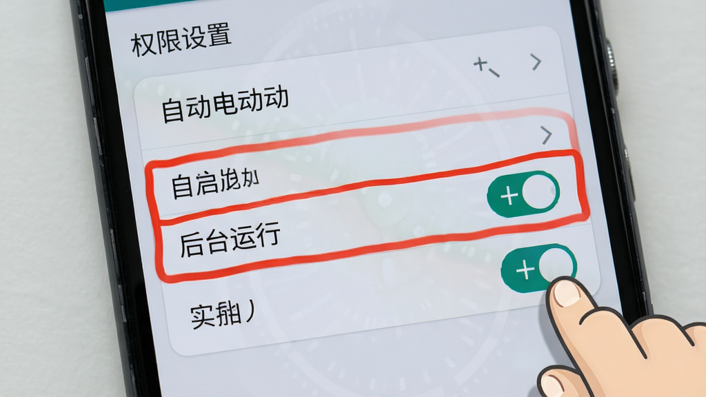���ܵ绰�ֱ������������������棬����չʾһ����׿�ֻ���Ļ����Ļ����ʾȨ�������б��������������ͺ�̨��������ѡ�������죬�Ա���һ����ָͼ�����ڵ��������ť��������ǳ��ɫ������Ϊ�ֻ�������д�����дʵ��ϸ�����������ʸɾ��޶���Ԫ�أ���������Ϊ���������