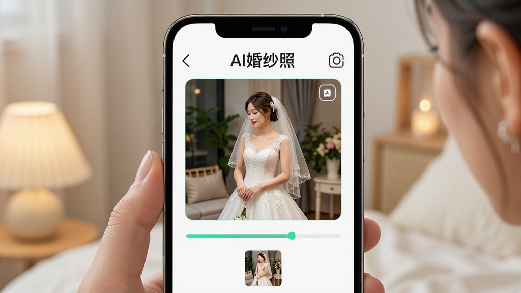 һ��չʾAI��ɴ�����ɹ��̵�ͼƬ���������ֻ���Ļ��ʾ���û��ϴ���Ƭ��AI���ںϳɻ�ɴ�յĽ��Ƚ��棬�Ϸ��С�AI��ɴ�ա��������·��н�������Ԥ��Сͼ�����岼�ּ�࣬���Ƽ�������ܰ�н�ϣ�ϸ�����������ʸɾ����޶���Ԫ�ء�