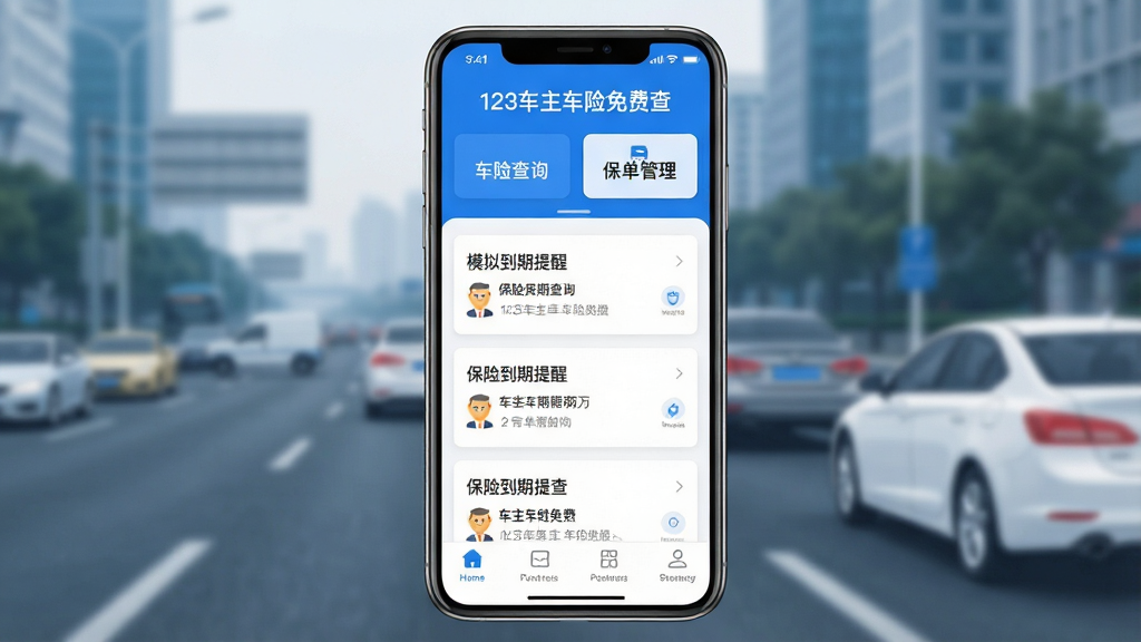 һ���ֻ���Ļ�ĸ���չʾͼ�����������ǡ�123����������Ѳ顱��APP�����棬������Ƽ�࣬����ɫ�Ͱ�ɫΪ��ɫ��������������ʾ�����ղ�ѯ���͡�����������������ť���м������ÿ�Ƭʽ����չʾ��ģ��ı��յ���������Ϣ���ײ��Ǹɾ��Ĺ��ܵ��������������ִ�����ƽ�������ʸɾ�������û�ж���Ĺ��Ԫ�أ�������ģ���ĳ��е�·������������Ӫ������ɵĳ��������Χ��