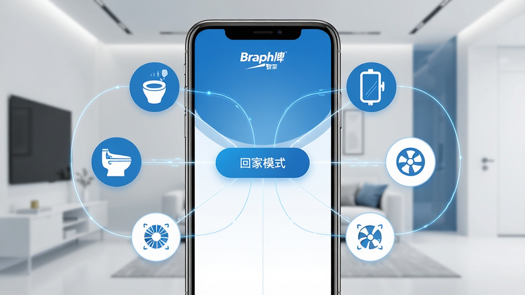 һ��չʾ�����Ǽ�App�����������ܵĽ����ͼ���ֻ���Ļ����ʾ��������豸ͼ��ͨ������������һ�������С��ؼ�ģʽ����ť����Χ������������Ͱ��ԡ�Ҿ��ơ������ȵ��豸ͼ�꣬�����Ǽ�Լ�ļҾӻ������������ִ��Ƽ��У�������ɫ�����ʸɾ��޶���Ԫ��