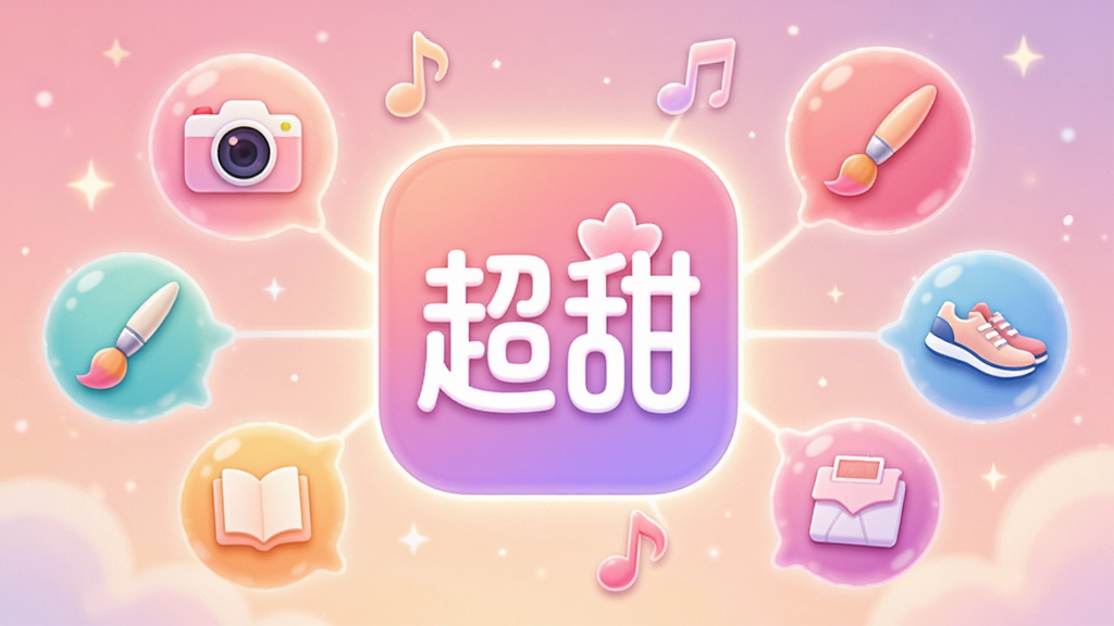 һ��AI���ɵĲ廭�����������ǡ�����App��ͼ�꣬��Χ�����Ŵ�����ͬ��Ȥ�Ĳ�ɫ���ݣ�����������������ʡ���Ь�ȣ������ɹ������ӣ���������͵ķ���ɫ�ǿգ������ܰ����������ϸ�壬�ɾ��޶���Ԫ��