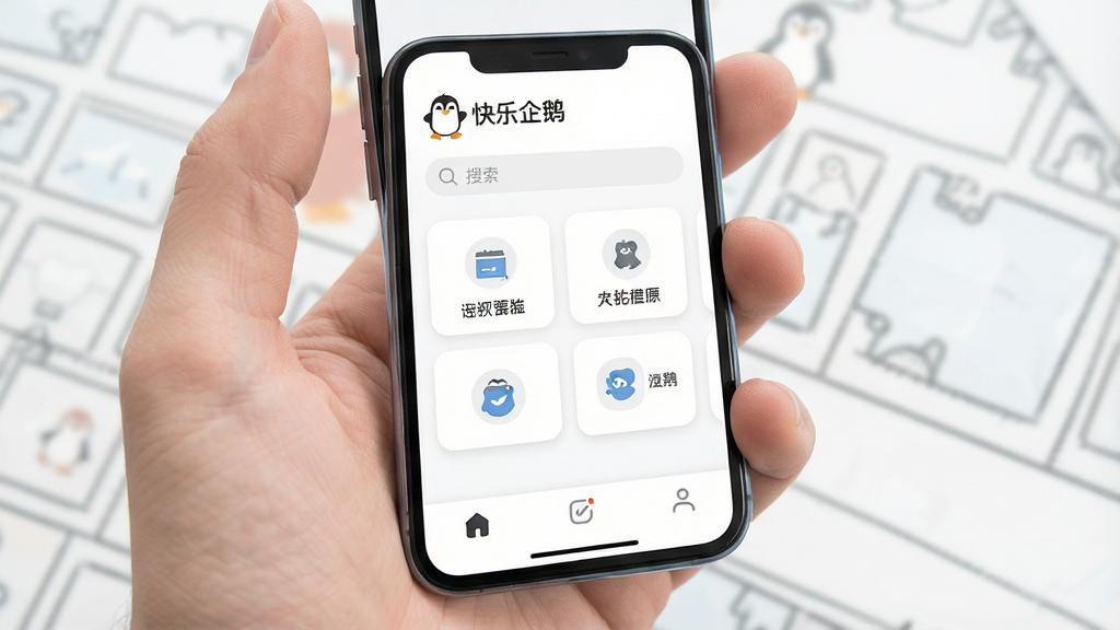 һ��չʾ��������족App��������ʾ��ͼ������Ϊ�ֻ���Ļ��д����Ļ����ʾ�ɾ��İ׵׽��棬�����С�������족Logo���������в�Ϊ��Ƭʽ������ڣ��ײ�Ϊ������ർ��ͼ�꣬���ֲ��þ����Ű棬���Ϊ�ִ���ƽUI��ƣ�ϸ�ڴ���ǳ��ɫ�ָ��ߺ�Բ�Ǿ��ΰ�ť�����������������޶���Ԫ��