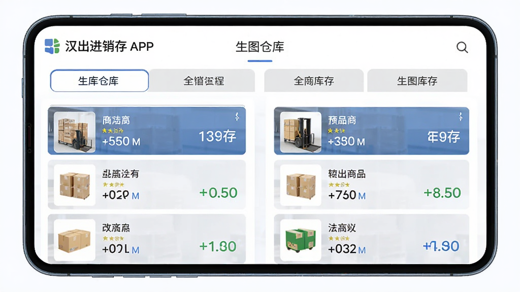 ��ͼ��ʾ�ʡ�����չʾ�����������桱APP�Ķ�ֿ�������棬��Ļ���������ֿ��ǩҳ���ֱ���ʾ��ͬ����Ʒ�б��Ϳ�����֣����ַ��������������Ϊ�����Լ��ϸ�������������ɼ������ʸɾ����޶���Ԫ��