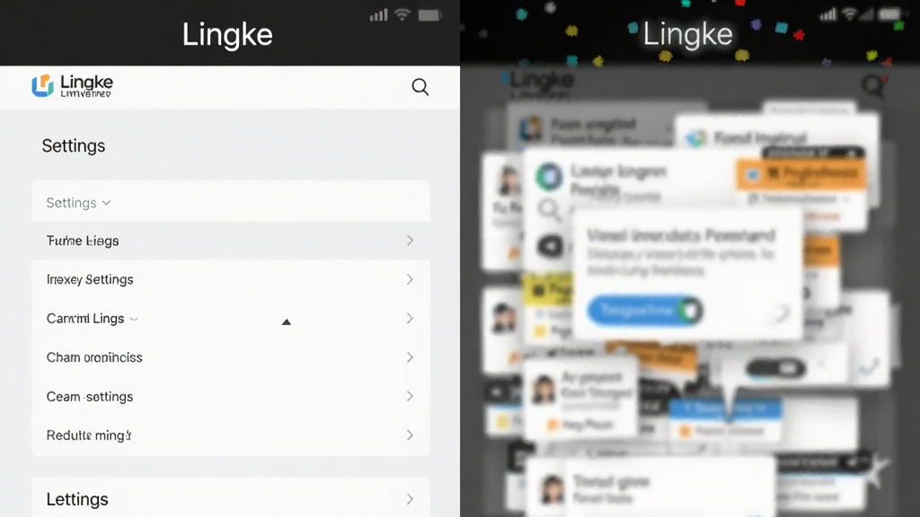 һ��չʾ Lingke �޹����ˬ����ĶԱ�ͼ������� Lingke �ɾ����������ҳ�棬�ұ���ģ�����������ҹ�浯�������Ա�ǿ�ң���ɫ��Ϊ��ɫ��ǳ��ɫ���Ű漫�򣬻���������ͻ���ɾ��޶���Ԫ�ص��Ӿ�Ч��