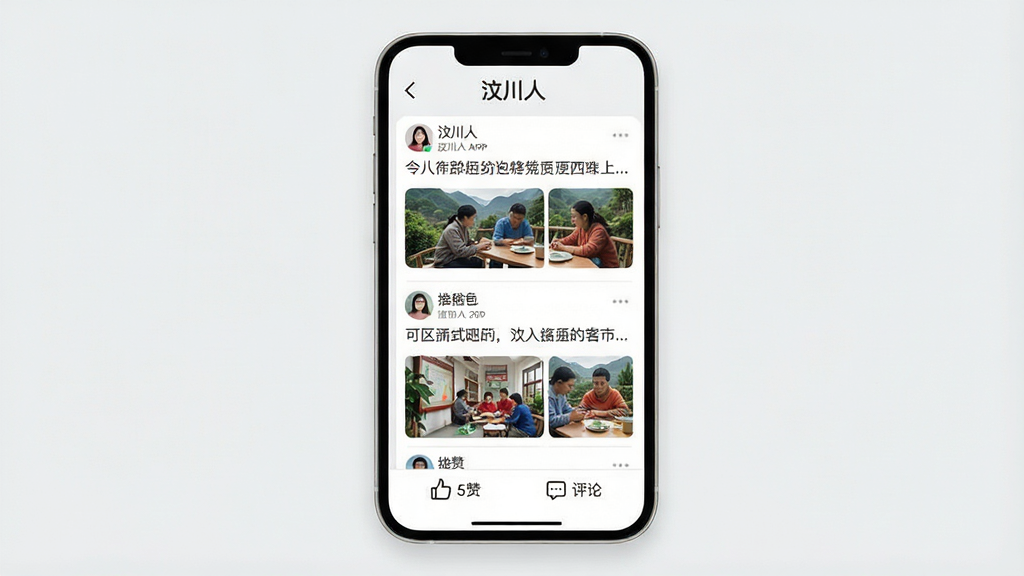 һ��������������ʾ��ͼ�����������ǡ��봨�ˡ�App�����������б���ÿƪ�������û�ͷ���ǳơ��������ݺ���ͼ���ײ��е��޺�����ͼ�꣬����Ϊǳ��ɫ��������ˬ������ִ������ʸɾ����޶���Ԫ��
