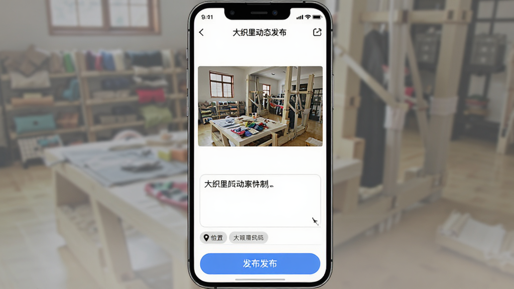 ��֯��APP��̬����ҳ�棬�ֻ���Ļ��ʾͼ�ı༭���棬�Ϸ����������Ƭ���·�������������λ�ñ�ǩ���ײ��Ƿ�����ť�������࣬������죬���ʸɾ��޶���Ԫ��