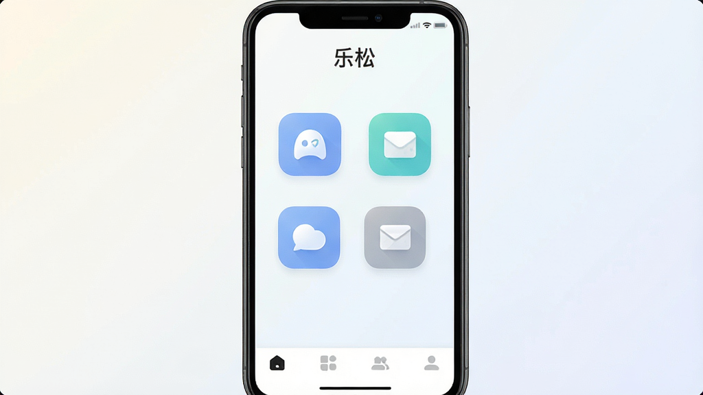 һ���ֻ�Ӧ�ý����ͼ�����������ǡ����ɡ�App����ҳ��������ʾ�������ơ����ɡ����м������ż������Ĺ���ͼ�꣬�ײ��е������������Ǹɾ���ǳɫ���䣬�������ִ���ƽ��ͼ��Բ�󣬻����������޶���Ԫ��