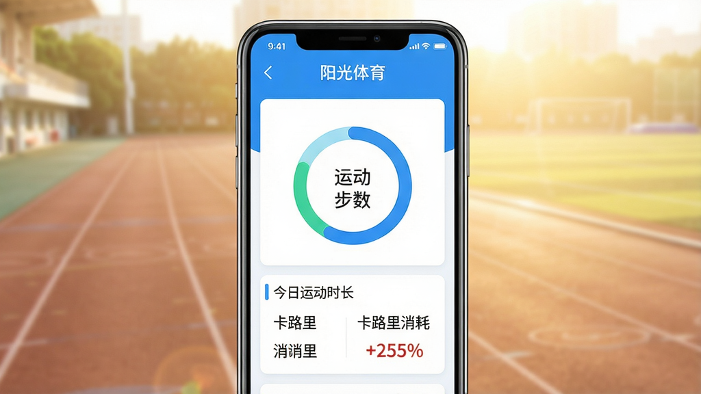 һ��չʾ��������App���Ľ����ȫòͼ�������������ֻ���Ļ����Ļ����ʾ��������App����ҳ�����˶���������ͼ�������˶�ʱ���Ϳ�·���������ݣ�������������ɫΪ����������¼�࣬�������˶����ܵ���������黯���������ʸɾ����޶���Ԫ�أ����岼���������ˡ�