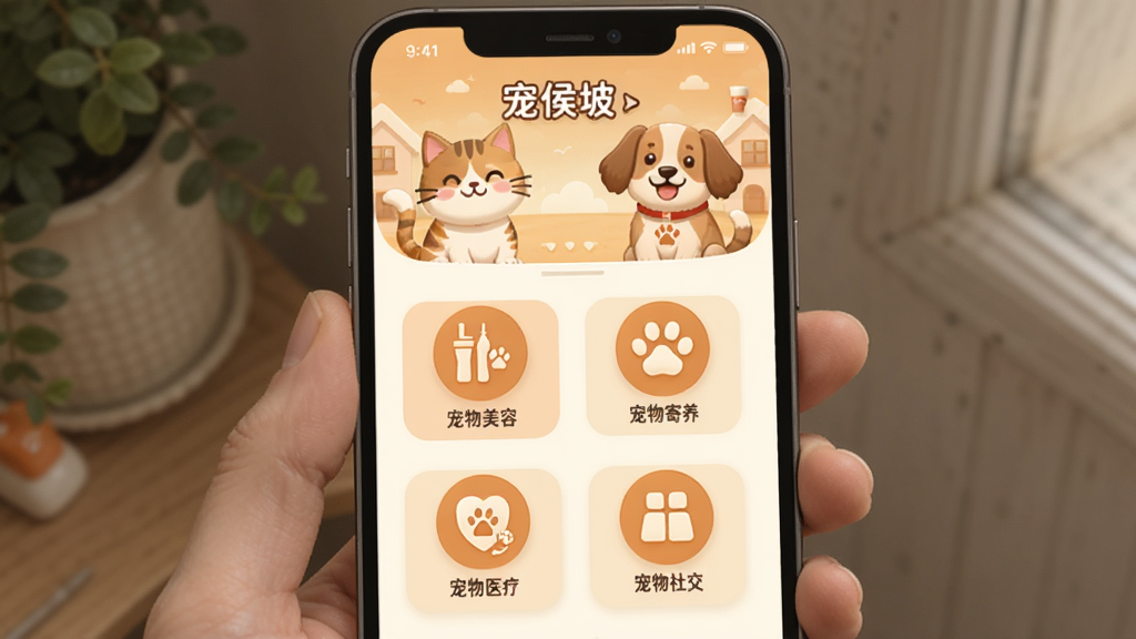 手机屏幕展示一款名为